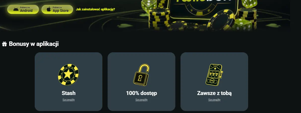 Aplikacja mobilna Twindor Casino na Android i iOS TwinDrop Pulse